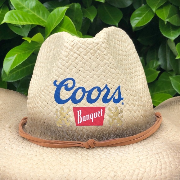 Coors Banquet Cowboy Hat Nwot 